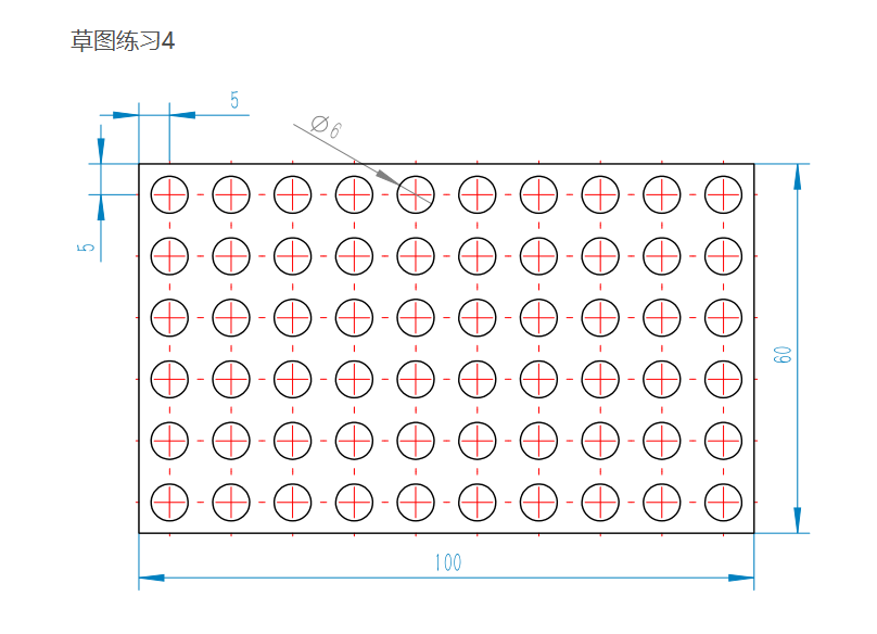 Solidworks草图练习题4