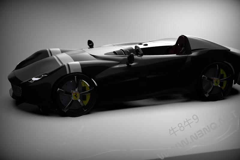跑车模型下载：Ferrari法拉利MONZA