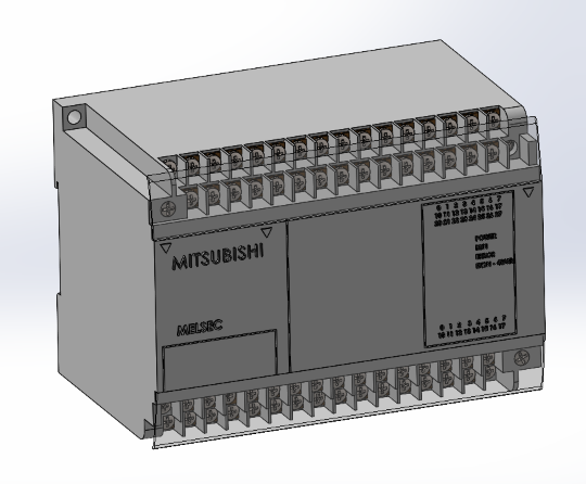 模型下载: 三菱PLC FX-1N 40MR