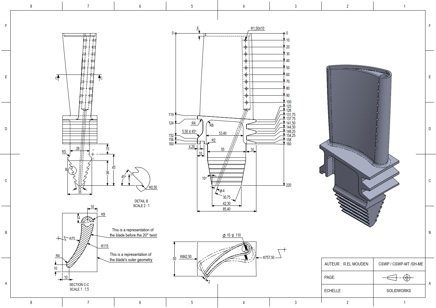 CSWE Solidworks认证练习题027