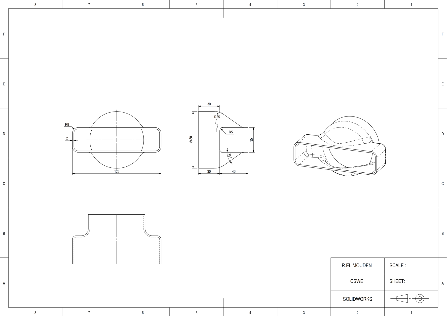 CSWE Solidworks认证练习题029