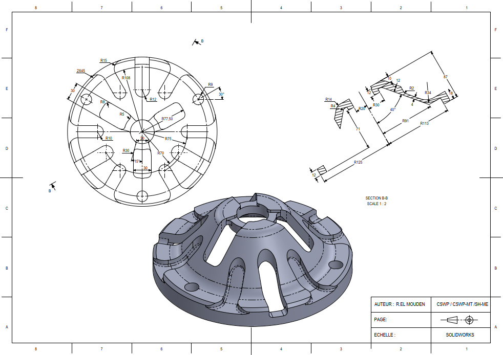 CSWE Solidworks认证练习题017