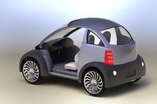 模型下载: OVO II 电动通勤小汽车