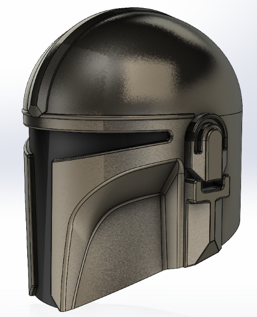 SolidWorks模型分享: 漫达洛头盔