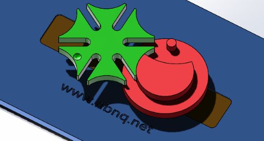 用Solidworks做一个平面槽轮机构的动画仿真