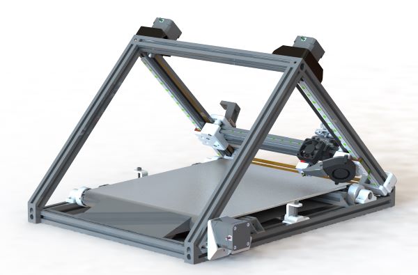 Solidworks模型分享：廉价3D打印方案