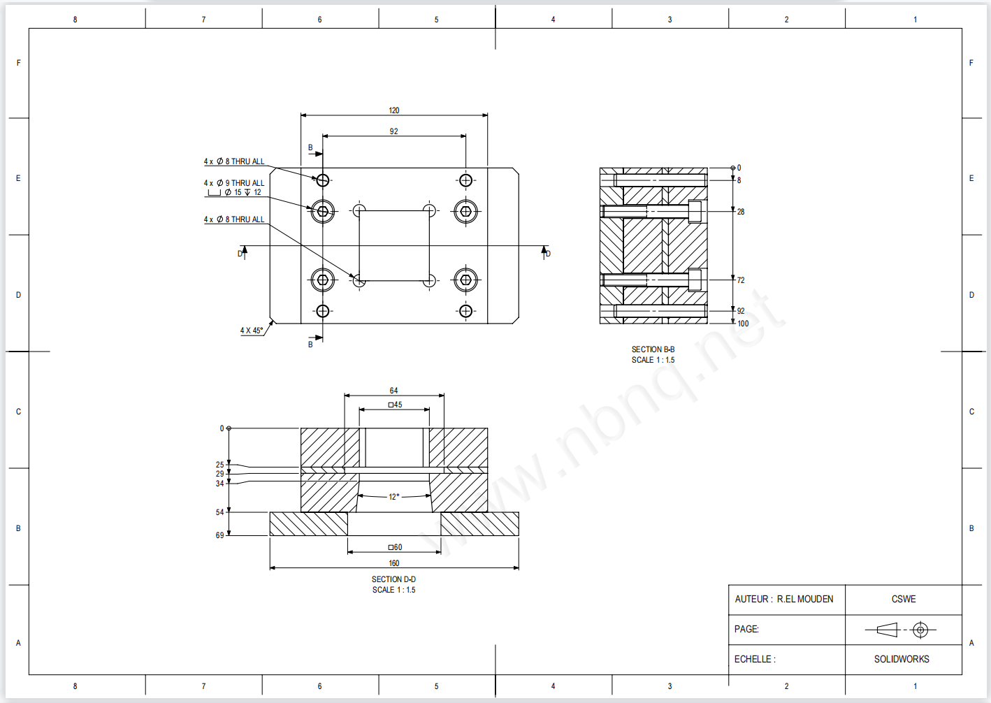 Solidworks装配练习题 CSWE09