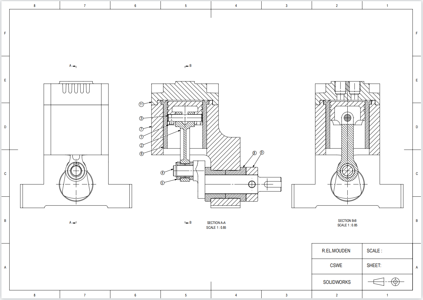 Solidworks装配练习题 CSWE22