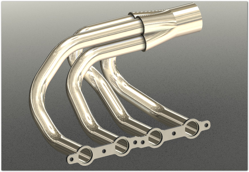 用Solidworks画一个进气岐管