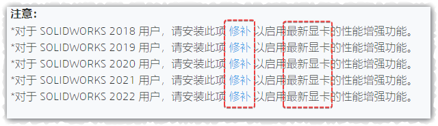 Solidworks老版本如何支持最新显卡？
